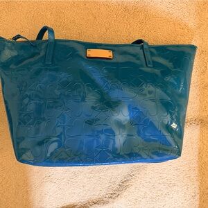 Kate Spade Glossy Blue Tote